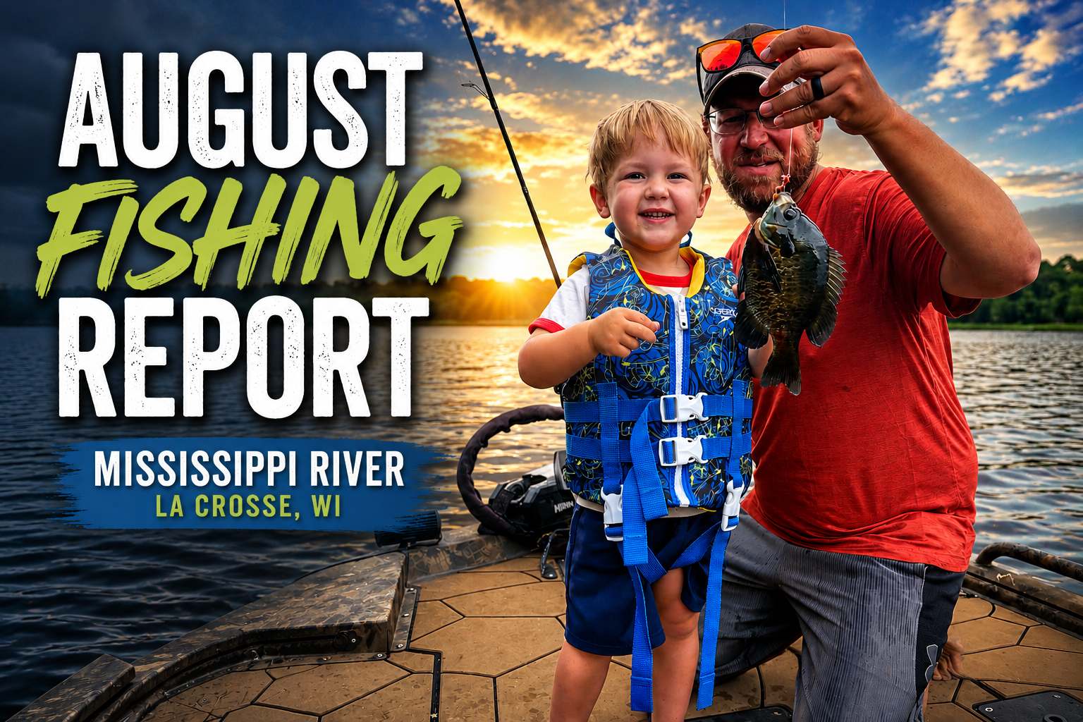 August Fishing Report – Mississippi River Fishing Report | La Crosse, WI